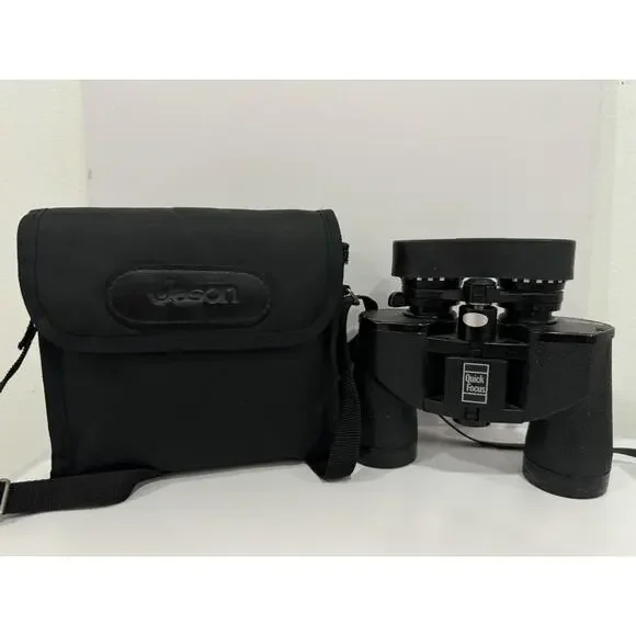 Vintage Sears Binoculars Model #4732513100 7x50mm 356/1000 With Case